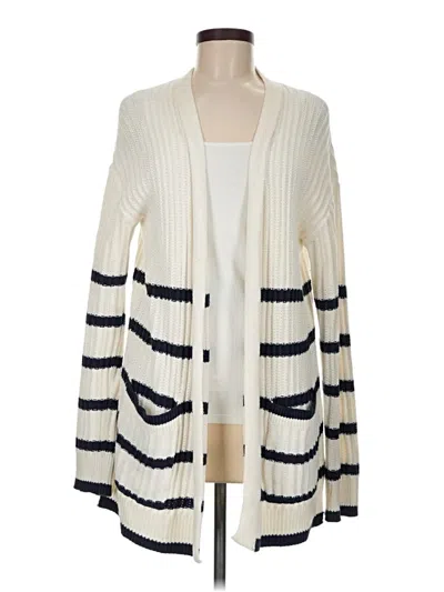 Pre-owned Time And Tru Cardigan Sweater In Ivory