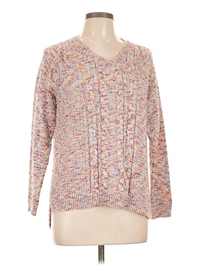 Pre-owned Time And Tru Cardigan Sweater In Pink