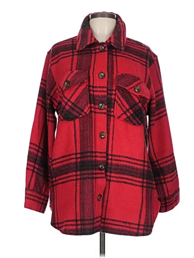 Time And Tru Cardigan Sweater In Red