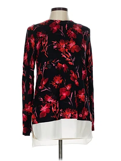 Pre-owned Time And Tru Cardigan Sweater In Red
