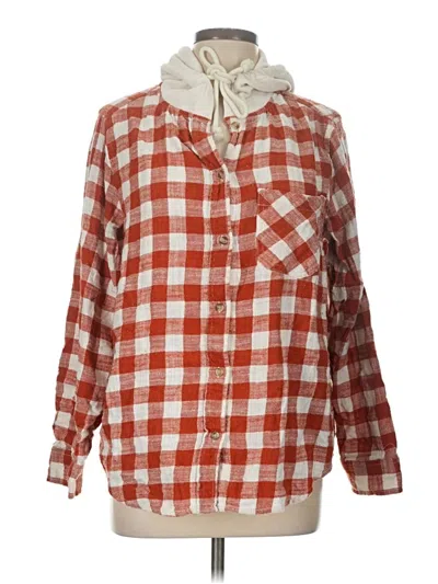 Pre-owned Time And Tru Cardigan Sweater In Red