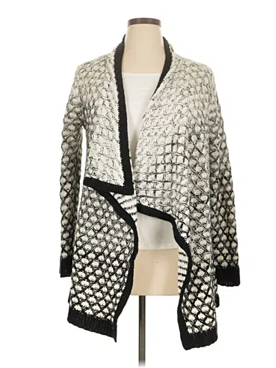 Pre-owned Time And Tru Cardigan Sweater In Silver