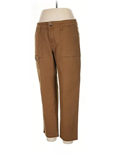 Pre-owned Time And Tru Cargo Pants In Brown