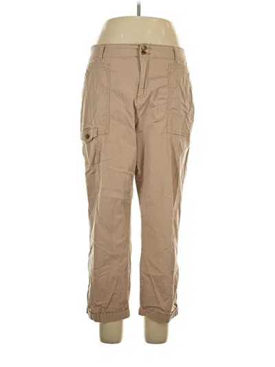 Pre-owned Time And Tru Cargo Pants In Tan