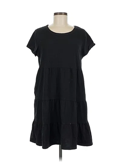 Pre-owned Time And Tru Casual Dress In Black