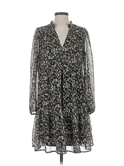 Pre-owned Time And Tru Casual Dress In Black