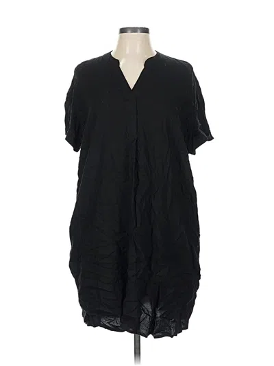 Pre-owned Time And Tru Casual Dress In Black