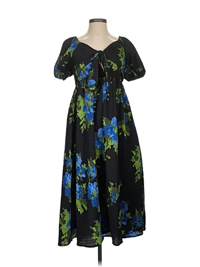 Pre-owned Time And Tru Casual Dress In Black