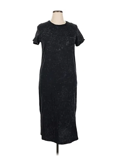 Pre-owned Time And Tru Casual Dress In Black