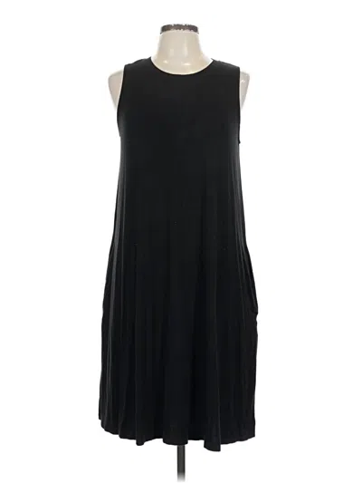 Pre-owned Time And Tru Casual Dress In Black