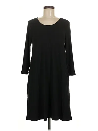 Pre-owned Time And Tru Casual Dress In Black