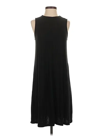Pre-owned Time And Tru Casual Dress In Black