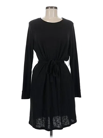 Pre-owned Time And Tru Casual Dress In Black