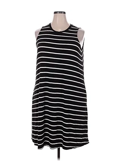 Pre-owned Time And Tru Casual Dress In Black