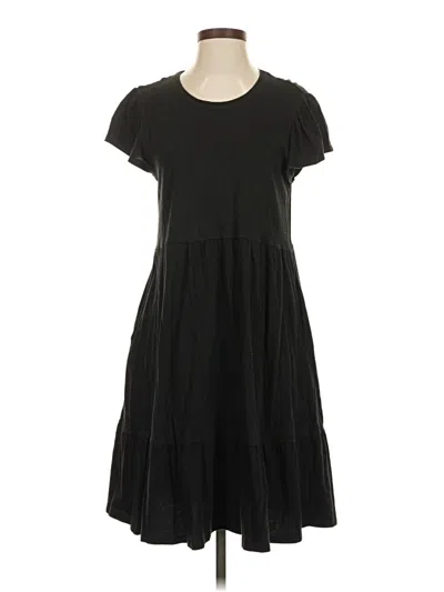 Pre-owned Time And Tru Casual Dress In Black