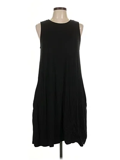 Pre-owned Time And Tru Casual Dress In Black
