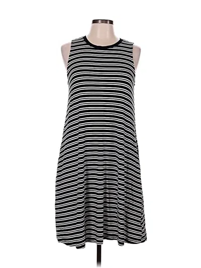 Pre-owned Time And Tru Casual Dress In Black