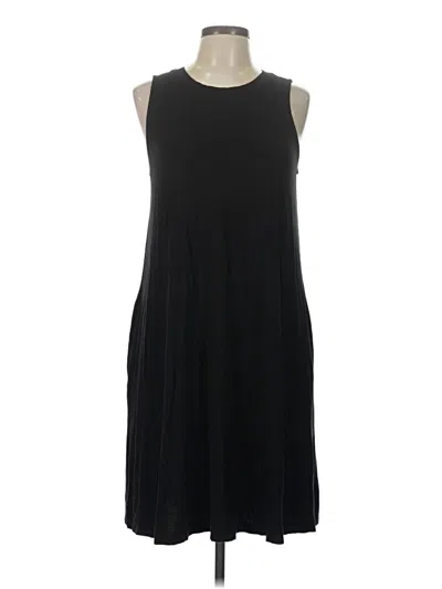 Pre-owned Time And Tru Casual Dress In Black