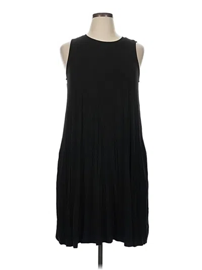 Pre-owned Time And Tru Casual Dress In Black