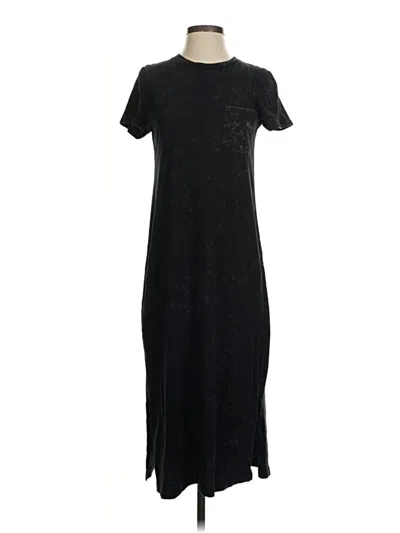 Pre-owned Time And Tru Casual Dress In Black