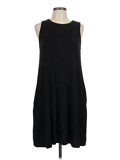 Pre-owned Time And Tru Casual Dress In Black