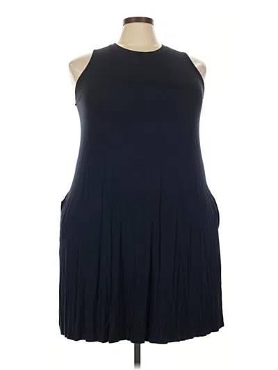 Pre-owned Time And Tru Casual Dress In Black
