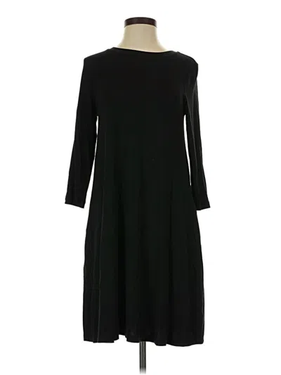 Pre-owned Time And Tru Casual Dress In Black