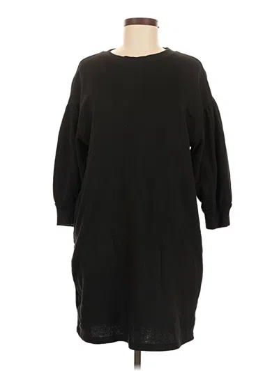 Pre-owned Time And Tru Casual Dress In Black