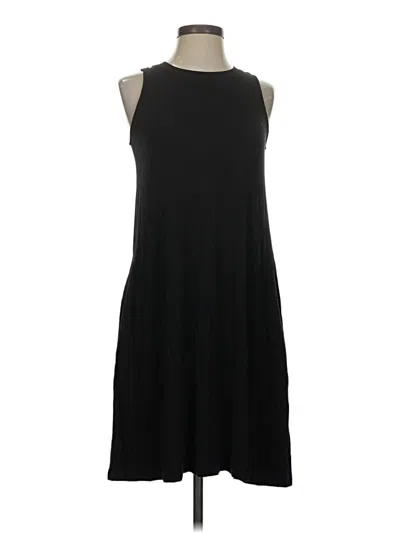 Pre-owned Time And Tru Casual Dress In Black