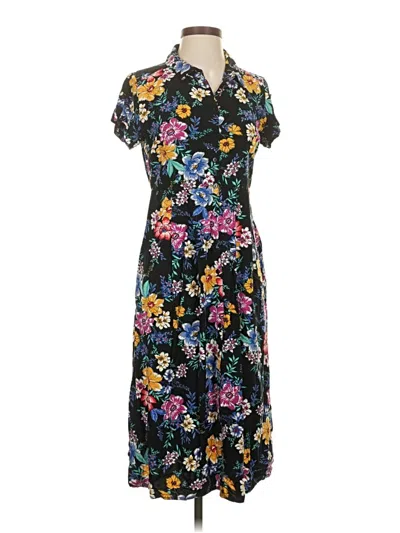 Pre-owned Time And Tru Casual Dress In Black