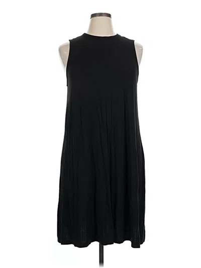 Pre-owned Time And Tru Casual Dress In Black