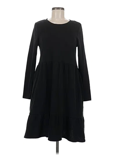 Pre-owned Time And Tru Casual Dress In Black