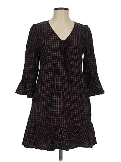 Pre-owned Time And Tru Casual Dress In Black