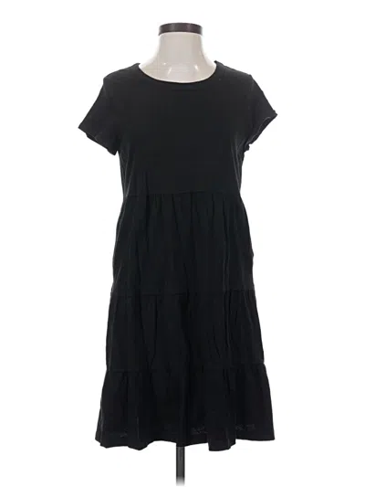 Pre-owned Time And Tru Casual Dress In Black