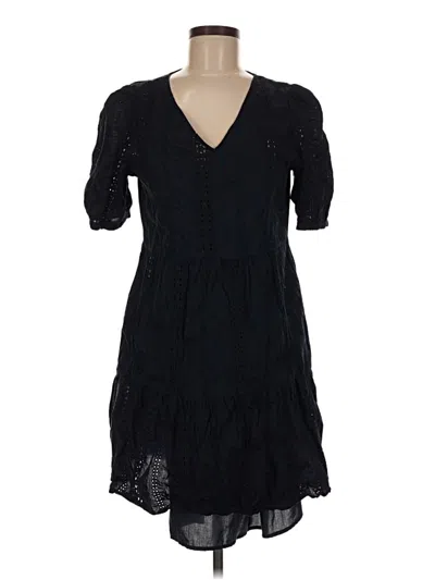 Pre-owned Time And Tru Casual Dress In Black