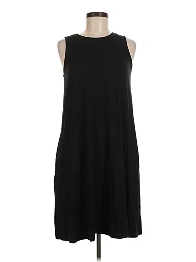 Pre-owned Time And Tru Casual Dress In Black