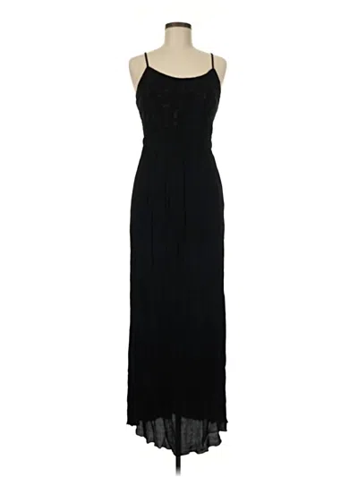 Pre-owned Time And Tru Casual Dress In Black