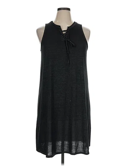 Pre-owned Time And Tru Casual Dress In Black