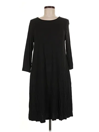 Pre-owned Time And Tru Casual Dress In Black