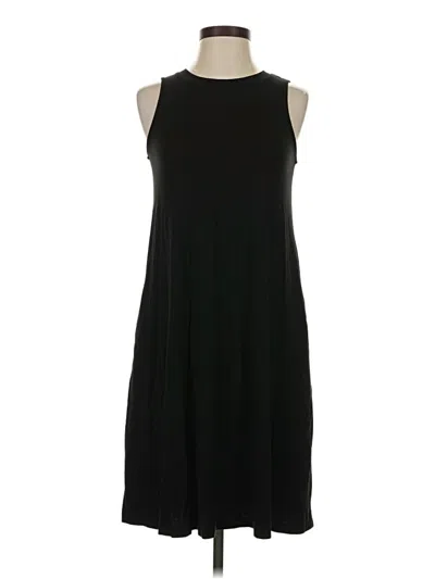 Pre-owned Time And Tru Casual Dress In Black