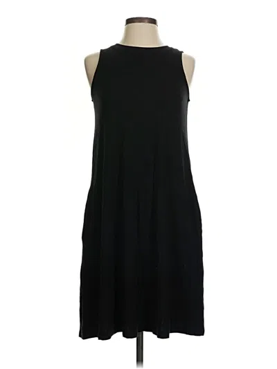 Pre-owned Time And Tru Casual Dress In Black
