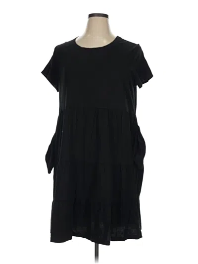 Pre-owned Time And Tru Casual Dress In Black