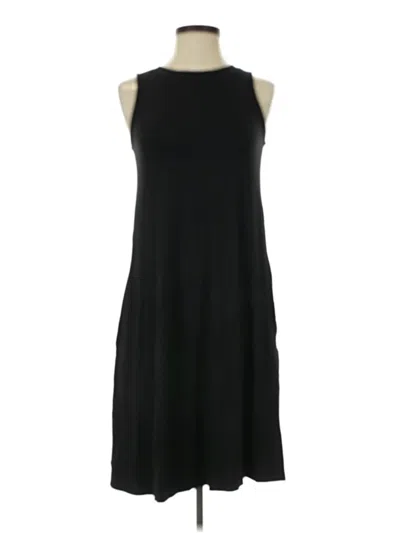 Pre-owned Time And Tru Casual Dress In Black