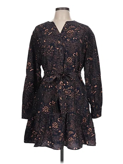 Pre-owned Time And Tru Casual Dress In Black