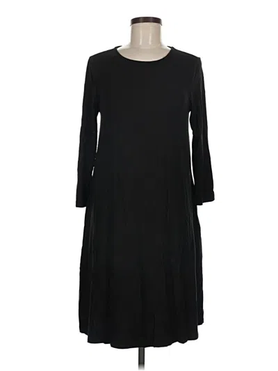 Pre-owned Time And Tru Casual Dress In Black