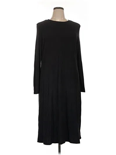 Pre-owned Time And Tru Casual Dress In Black