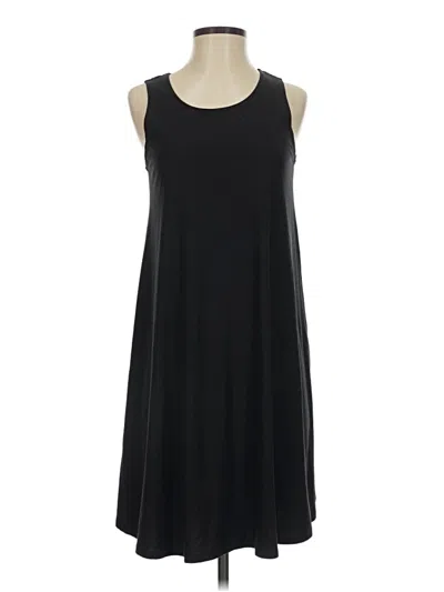 Pre-owned Time And Tru Casual Dress In Black