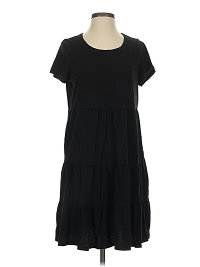 Pre-owned Time And Tru Casual Dress In Black