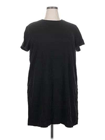 Pre-owned Time And Tru Casual Dress In Black