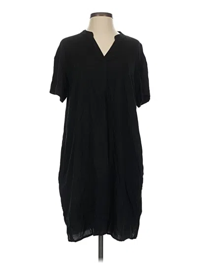 Pre-owned Time And Tru Casual Dress In Black